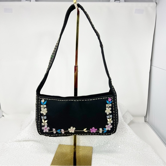 1980 VINTAGE BEADED Y2K BAG - Picture 5 of 16
